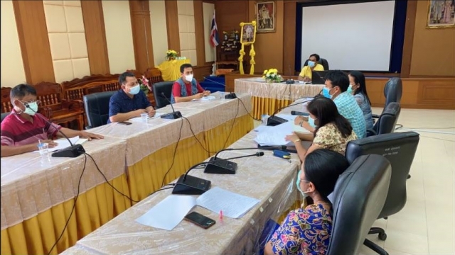 การประชุมคณะกรรมการบริหารกองทุนหลักประกันสุขภาข ประจำปีงบประมาณ 2565
